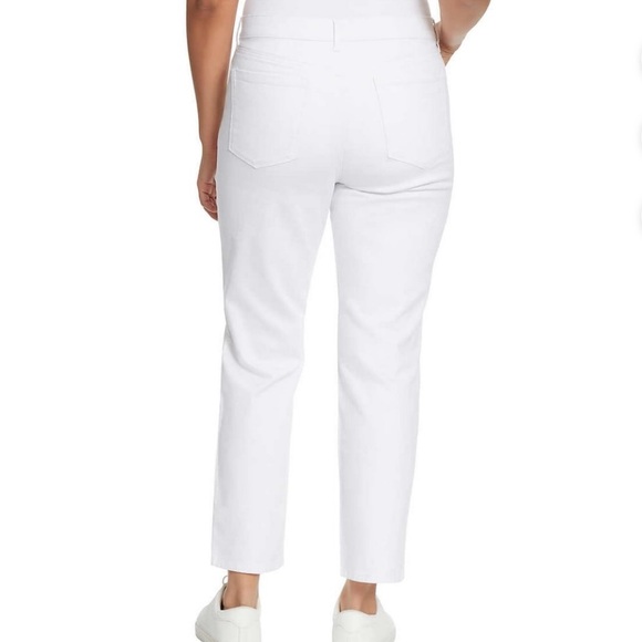 - Ella Moss Ladies' Straight Mid-Rise Ankle Jeans, White - Picture 3 of 11